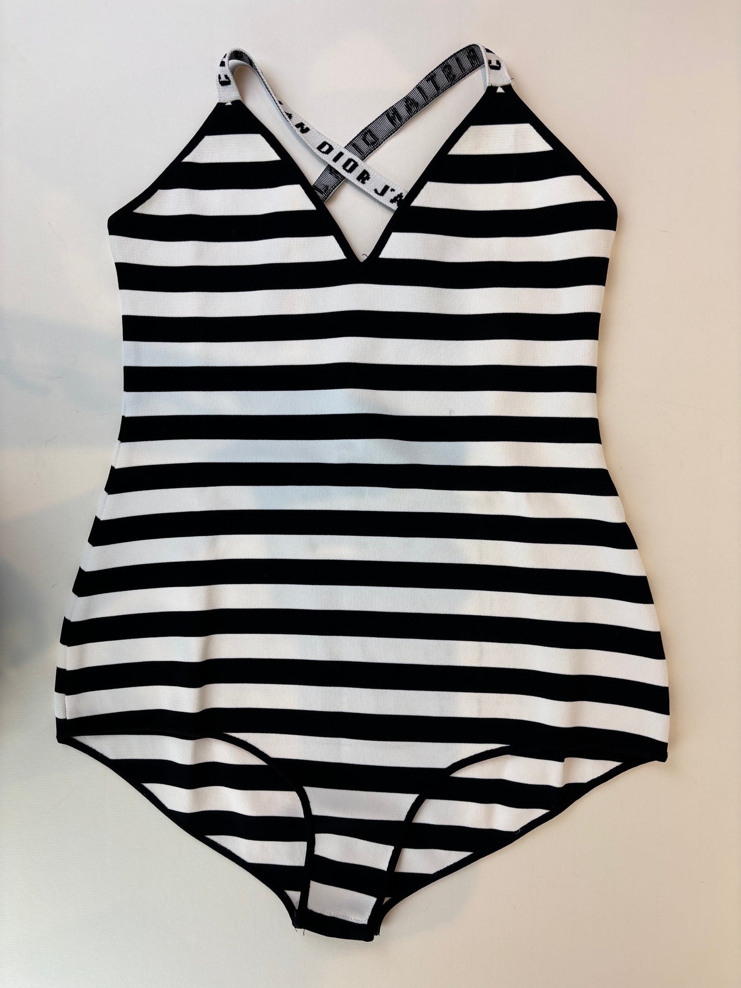 Christian Dior black and white bodysuit - M