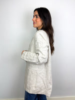Load image into Gallery viewer, Reformation oatmeal Linen Blazer - L
