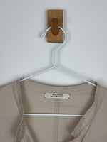 Load image into Gallery viewer, Dorothee Schumacher Soft Structure Cotton-Elastane Midi Dress in Sand

