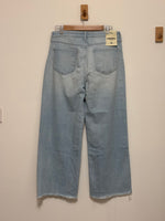 Load image into Gallery viewer, L'AGENCE Tally high-rise cropped wide leg light blue jeans - 12 UK
