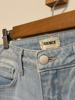 Load image into Gallery viewer, L'AGENCE Tally high-rise cropped wide leg light blue jeans - 12 UK

