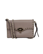 Load image into Gallery viewer, Valentino Garavani Rockstud Medium Crossbody Bag in Poudre Leather
