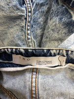 Load image into Gallery viewer, IRO Paris Powelly High-Rise Acid Wash Denim Shorts in Blue Cotton - 10 UK
