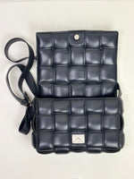 Load image into Gallery viewer, Bottega Veneta Padded Cassette Bag Intrecciato Lambskin Leather Black
