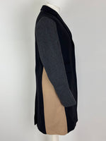 Load image into Gallery viewer, French Connection Platform Felt Colour Block Coat - 10 UK
