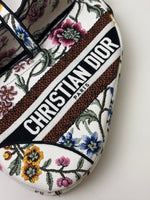 Load image into Gallery viewer, Dior Saddle Bag Multicolor Millefiori Embroidery Canvas Antique Gold Hardware
