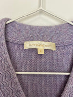 Load image into Gallery viewer, LoveShackFancy "Giana" Lavender Cropped Cardigan - M
