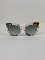 Load image into Gallery viewer, Fendi Hypnoshine Cat-Eye Acetate &amp; Metal Sunglasses in Tortoiseshell/Multicolor
