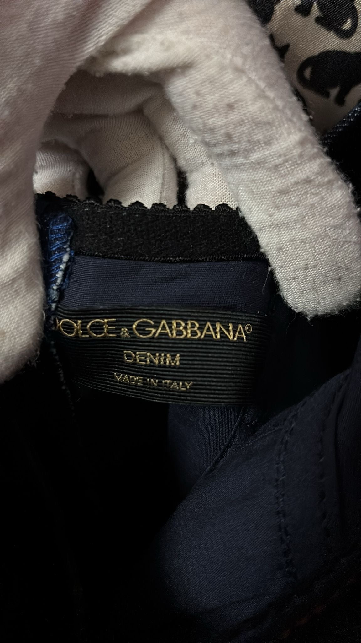 Dolce & Gabbana denim dress - 12 UK