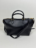 Load image into Gallery viewer, Prada Glacé Calf Leather Borsa A Mano Nero Black Satchel Bag
