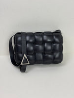 Load image into Gallery viewer, Bottega Veneta Padded Cassette Bag Intrecciato Lambskin Leather Black

