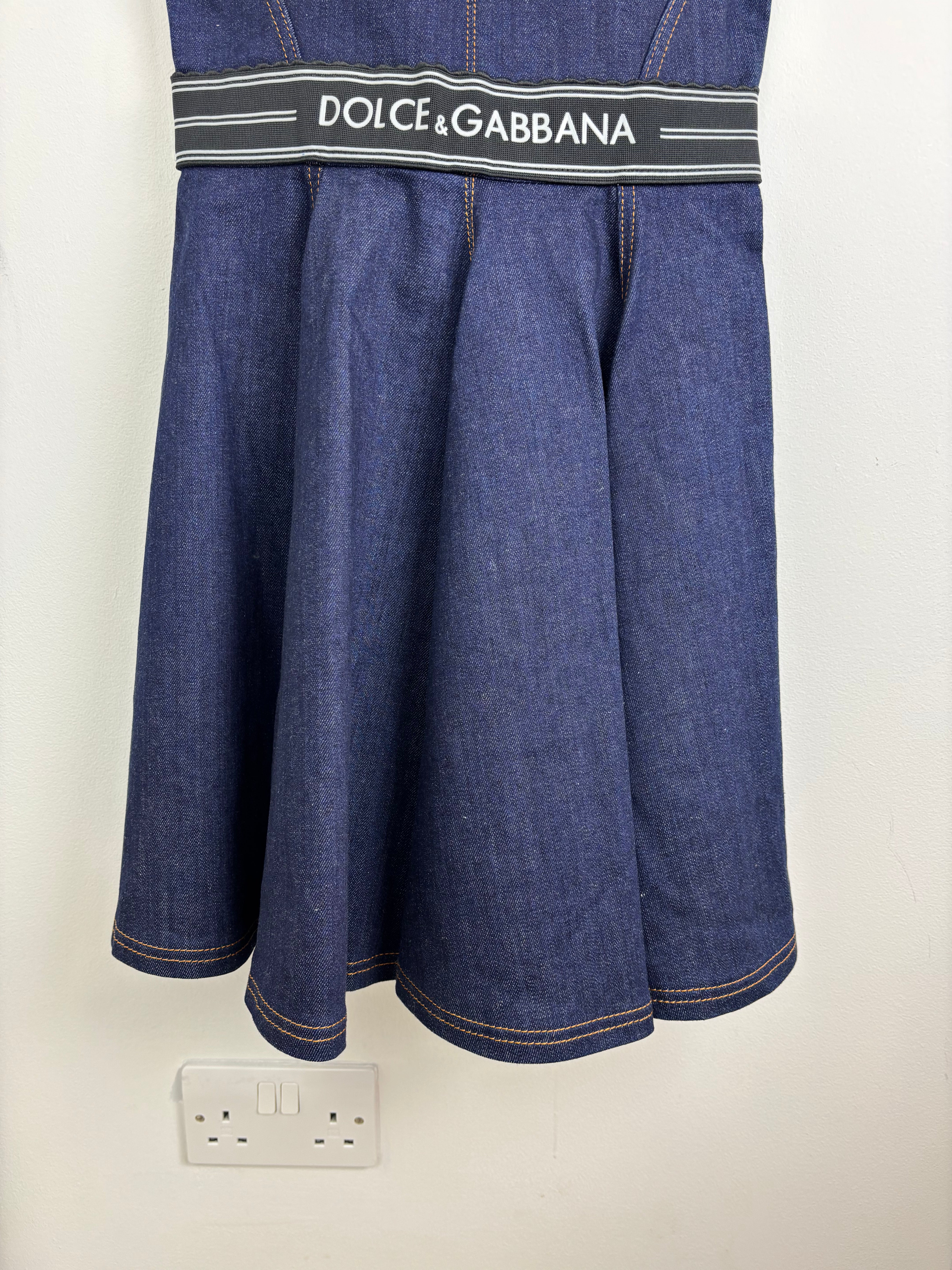 Dolce & Gabbana denim dress - 12 UK