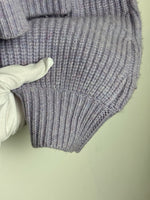 Load image into Gallery viewer, LoveShackFancy "Giana" Lavender Cropped Cardigan - M
