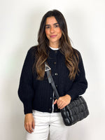 Load image into Gallery viewer, Bottega Veneta Padded Cassette Bag Intrecciato Lambskin Leather Black
