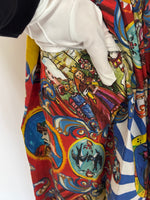 Load image into Gallery viewer, Dolce &amp; Gabbana Carretto Print Cotton Midi Dress Multicolour - 6 UK
