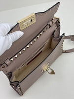 Load image into Gallery viewer, Valentino Garavani Rockstud Medium Crossbody Bag in Poudre Leather
