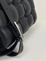 Load image into Gallery viewer, Bottega Veneta Padded Cassette Bag Intrecciato Lambskin Leather Black
