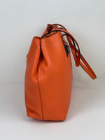 Load image into Gallery viewer, Longchamp Roseau Essential Tote Grained Leather Orange
