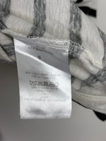 Load image into Gallery viewer, Christian Dior "Why Have There Been No Great Women Artists?" Breton Striped Long Sleeve Tee White Black - S
