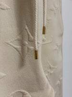 Load image into Gallery viewer, Louis Vuitton monogram embossed cream jogging trousers - S

