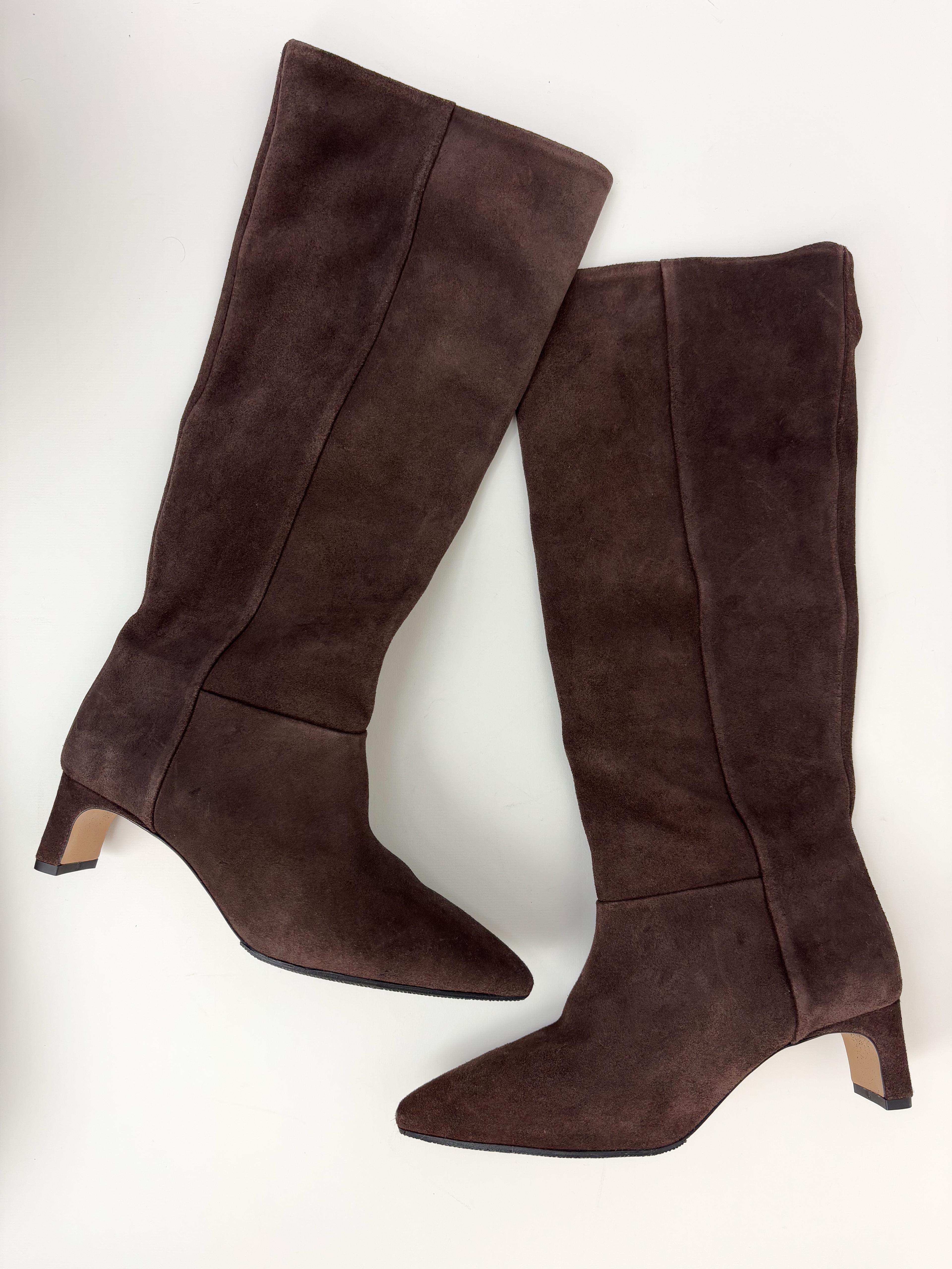 & Other Stories brown suede boots - 4 UK