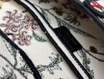 Load image into Gallery viewer, Dior Saddle Bag Multicolor Millefiori Embroidery Canvas Antique Gold Hardware
