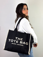 Load image into Gallery viewer, Marc Jacobs The Tote Bag Medium Canvas Black
