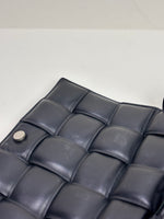 Load image into Gallery viewer, Bottega Veneta Padded Cassette Bag Intrecciato Lambskin Leather Black
