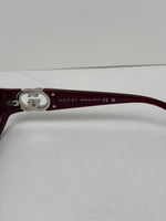Load image into Gallery viewer, Gucci Oval Interlocking G Sunglasses Burgundy Acetate
