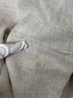 Load image into Gallery viewer, Reformation oatmeal Linen Blazer - L
