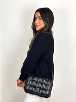Load image into Gallery viewer, Bottega Veneta Padded Cassette Bag Intrecciato Lambskin Leather Black
