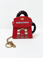 Load image into Gallery viewer, Delvaux Les Miniatures Belgitude London Charm Box Calf Red
