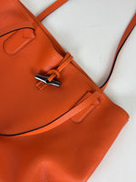 Load image into Gallery viewer, Longchamp Roseau Essential Tote Grained Leather Orange
