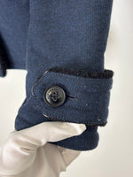 Load image into Gallery viewer, Burberry Brit Sherton Shearling Peacoat Navy Blue - 6 UK
