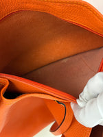 Load image into Gallery viewer, Longchamp Roseau Essential Tote Grained Leather Orange
