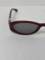 Load image into Gallery viewer, Gucci Oval Interlocking G Sunglasses Burgundy Acetate
