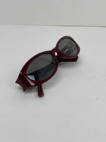 Load image into Gallery viewer, Gucci Oval Interlocking G Sunglasses Burgundy Acetate
