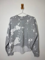 Load image into Gallery viewer, FRAME Gris Heather Multi Bleach Wash Sweatshirt - M
