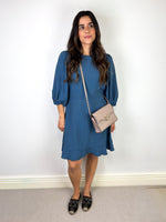 Load image into Gallery viewer, Valentino Garavani Rockstud Medium Crossbody Bag in Poudre Leather
