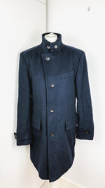 Load image into Gallery viewer, MENSWEAR - Hugo Boss cashmere and wool coat - 48 UK
