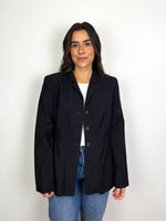 Load image into Gallery viewer, Weekend &amp; Beyond black Merino Wool Tailored Blazer - L
