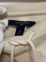 Load image into Gallery viewer, Louis Vuitton monogram embossed cream jogging trousers - S
