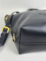 Load image into Gallery viewer, Prada Glacé Calf Leather Borsa A Mano Nero Black Satchel Bag
