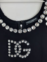 Load image into Gallery viewer, Dolce &amp; Gabbana mini black dress - 10 UK
