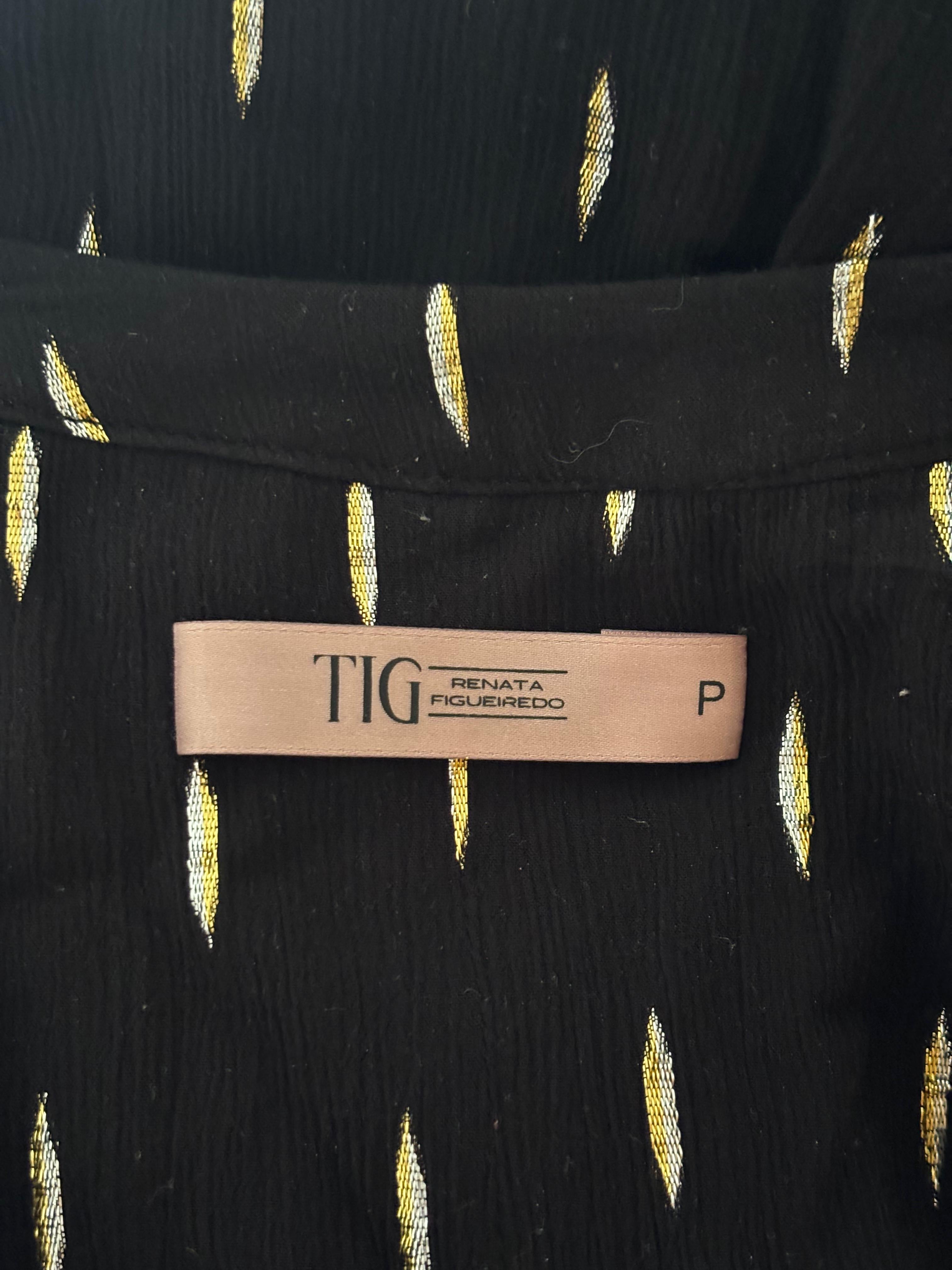 TIG black maxi dress - S