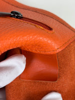 Load image into Gallery viewer, Longchamp Roseau Essential Tote Grained Leather Orange
