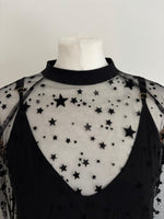 Load image into Gallery viewer, Missinclof sheer star dress - M
