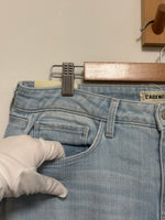 Load image into Gallery viewer, L'AGENCE Tally high-rise cropped wide leg light blue jeans - 12 UK
