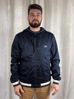 Load image into Gallery viewer, Menswear - Dolce &amp; Gabbana Blue Hooded Bomber - L
