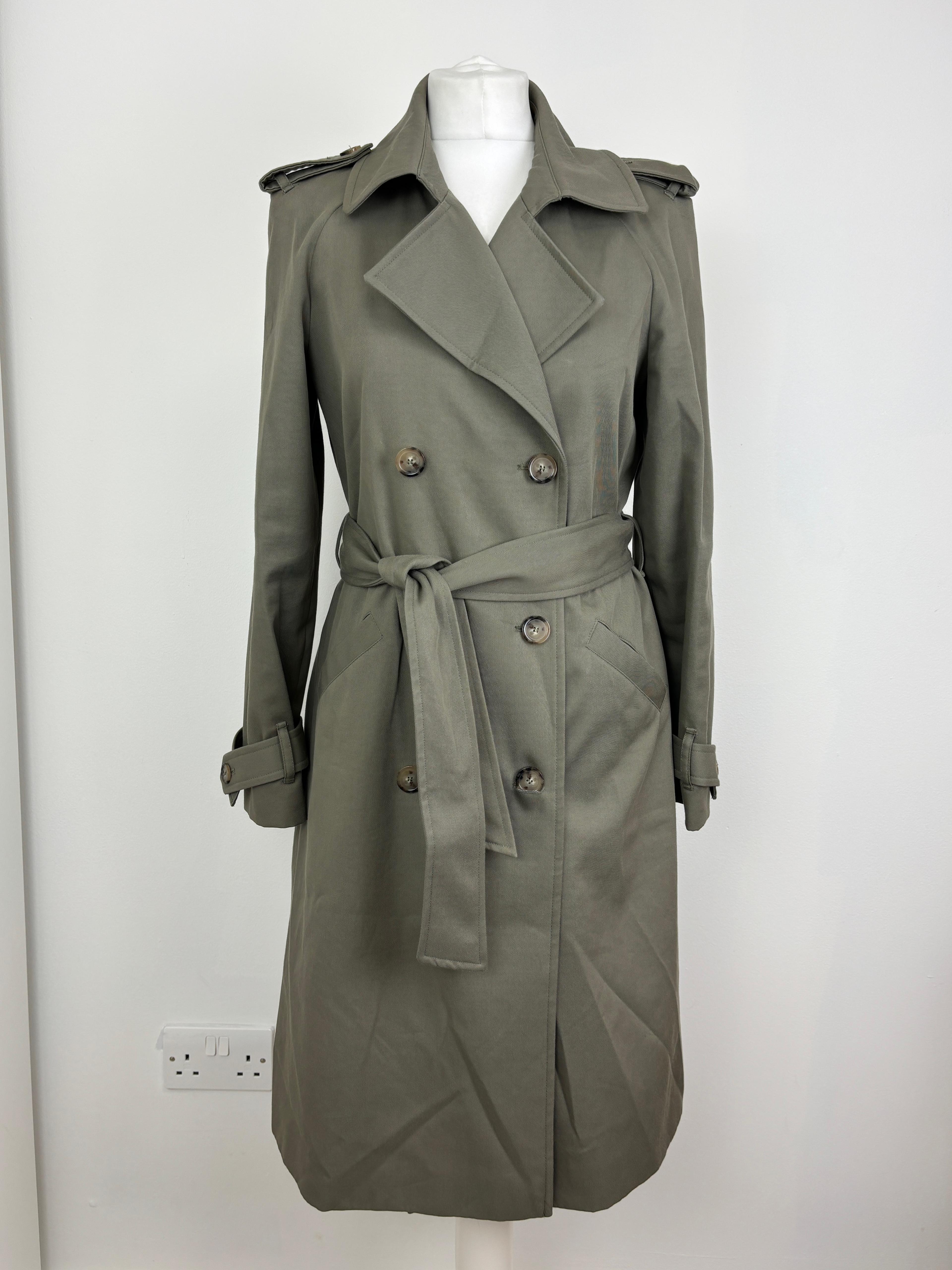 Sézane khaki trench coat - 6 UK